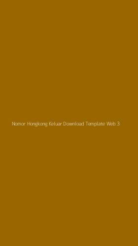 Tampilan Antarmuka Aplikasi Nomor Hongkong Keluar Download Template Web - 3