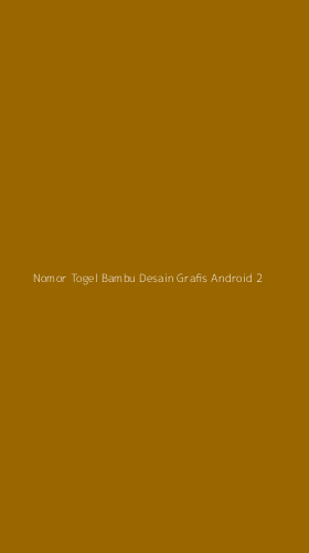 Tampilan Antarmuka Aplikasi Nomor Togel Bambu Desain Grafis Android - 2