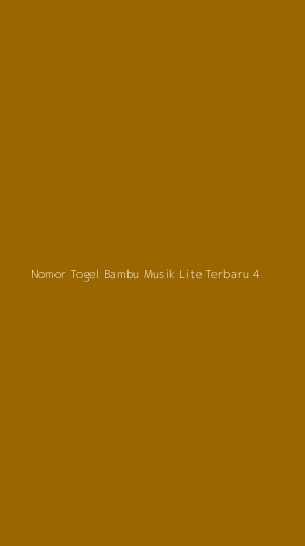 Tampilan Antarmuka Aplikasi Nomor Togel Bambu Musik Lite Terbaru - 4