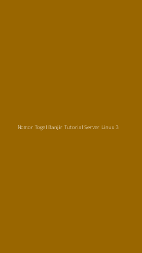 Tampilan Antarmuka Aplikasi Nomor Togel Banjir Tutorial Server Linux - 3