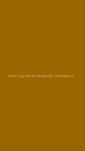 Tampilan Antarmuka Aplikasi Nomor Togel Becak Panduan Seo Terlengkap - 4