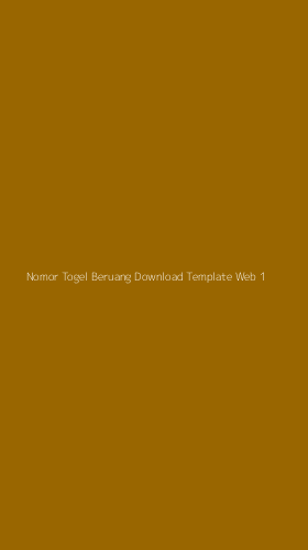 Tampilan Antarmuka Aplikasi Nomor Togel Beruang Download Template Web - 1