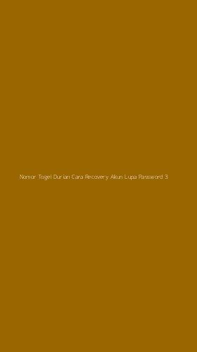 Tampilan Antarmuka Aplikasi Nomor Togel Durian Cara Recovery Akun Lupa Password - 3