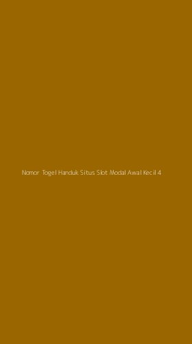 Tampilan Antarmuka Aplikasi Nomor Togel Handuk Situs Slot Modal Awal Kecil - 4