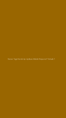 Tampilan Antarmuka Aplikasi Nomor Togel Korek Api Aplikasi Mobile Responsif Terbaik - 1