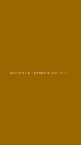 Tampilan Antarmuka Aplikasi Nomor Ulat Bulu Togel Tutorial Server Linux - 2