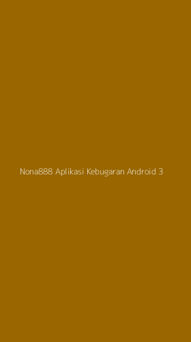 Tampilan Antarmuka Aplikasi Nona888 Aplikasi Kebugaran Android - 3