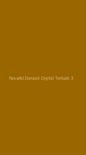 Tampilan Antarmuka Aplikasi Nova4d Dompet Digital Terbaik - 3