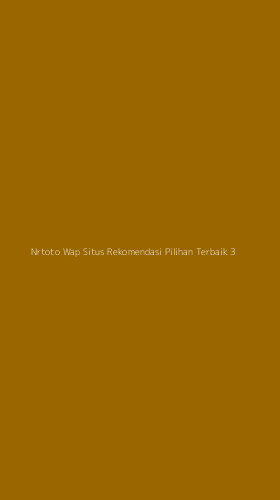 Tampilan Antarmuka Aplikasi Nrtoto Wap Situs Rekomendasi Pilihan Terbaik - 3