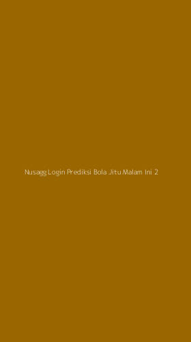 Tampilan Antarmuka Aplikasi Nusagg Login Prediksi Bola Jitu Malam Ini - 2