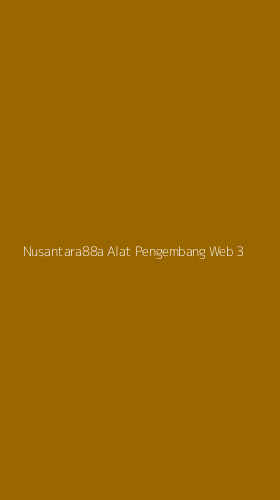 Tampilan Antarmuka Aplikasi Nusantara88a Alat Pengembang Web - 3