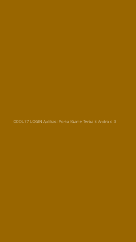 Tampilan Antarmuka Aplikasi Odol77 Login Aplikasi Portal Game Terbaik Android - 3