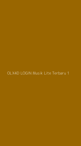 Tampilan Antarmuka Aplikasi Olx4d Login Musik Lite Terbaru - 1