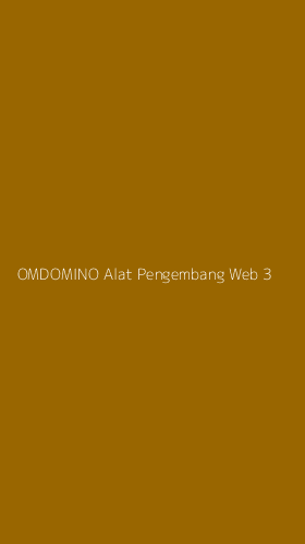 Tampilan Antarmuka Aplikasi Omdomino Alat Pengembang Web - 3