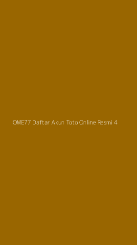 Tampilan Antarmuka Aplikasi Ome77 Daftar Akun Toto Online Resmi - 4