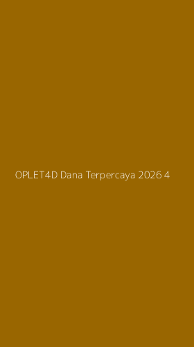 Tampilan Antarmuka Aplikasi Oplet4d Dana Terpercaya 2026 - 4