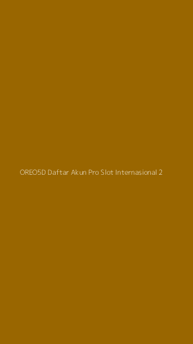 Tampilan Antarmuka Aplikasi Oreo5d Daftar Akun Pro Slot Internasional - 2