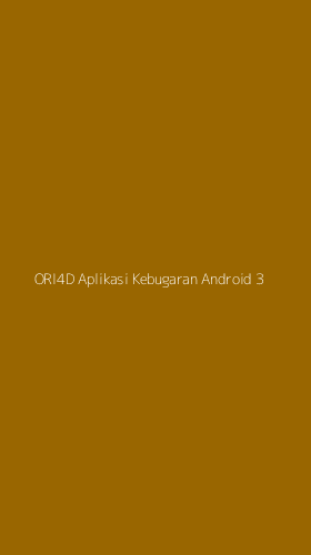 Tampilan Antarmuka Aplikasi Ori4d Aplikasi Kebugaran Android - 3