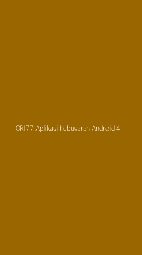 Tampilan Antarmuka Aplikasi Ori77 Aplikasi Kebugaran Android - 4