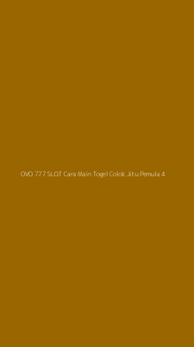Tampilan Antarmuka Aplikasi Ovo 777 Slot Cara Main Togel Colok Jitu Pemula - 4