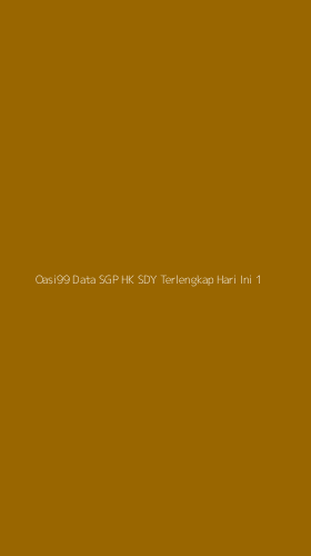 Tampilan Antarmuka Aplikasi Oasi99 Data Sgp Hk Sdy Terlengkap Hari Ini - 1
