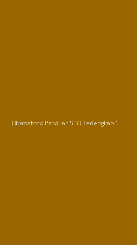 Tampilan Antarmuka Aplikasi Obamatoto Panduan Seo Terlengkap - 1