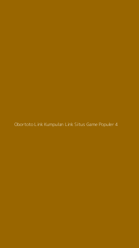 Tampilan Antarmuka Aplikasi Obortoto Link Kumpulan Link Situs Game Populer - 4