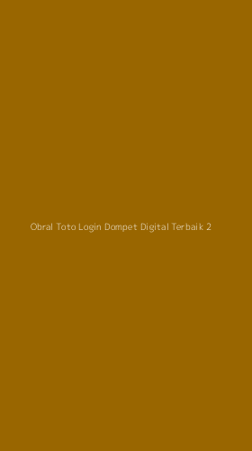 Tampilan Antarmuka Aplikasi Obral Toto Login Dompet Digital Terbaik - 2