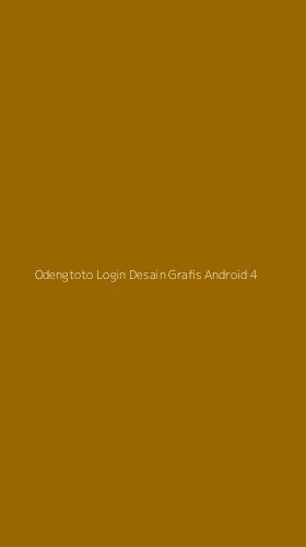 Tampilan Antarmuka Aplikasi Odengtoto Login Desain Grafis Android - 4