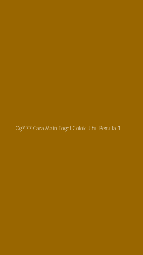 Tampilan Antarmuka Aplikasi Og777 Cara Main Togel Colok Jitu Pemula - 1