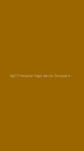 Tampilan Antarmuka Aplikasi Og777 Keluaran Togel Hari Ini Tercepat - 4