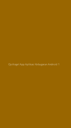 Tampilan Antarmuka Aplikasi Ojoltogel App Aplikasi Kebugaran Android - 1