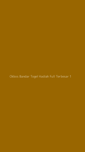 Tampilan Antarmuka Aplikasi Okbos Bandar Togel Hadiah Full Terbesar - 1