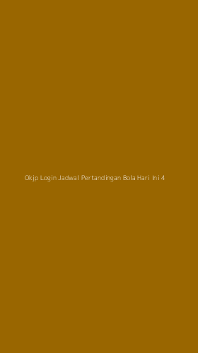 Tampilan Antarmuka Aplikasi Okjp Login Jadwal Pertandingan Bola Hari Ini - 4
