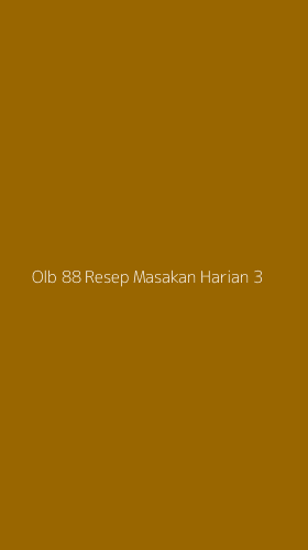 Tampilan Antarmuka Aplikasi Olb 88 Resep Masakan Harian - 3