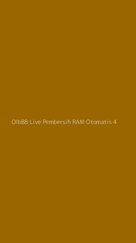 Tampilan Antarmuka Aplikasi Olb88 Live Pembersih Ram Otomatis - 4