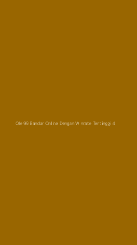 Tampilan Antarmuka Aplikasi Ole 99 Bandar Online Dengan Winrate Tertinggi - 4