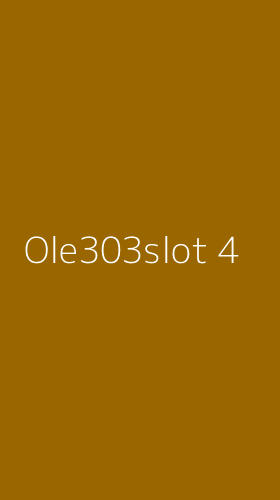 Tampilan Antarmuka Aplikasi Ole303slot - 4