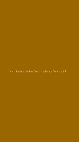 Tampilan Antarmuka Aplikasi Oli4d Bandar Online Dengan Winrate Tertinggi - 3