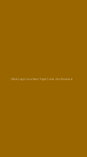 Tampilan Antarmuka Aplikasi Ollo4 Login Cara Main Togel Colok Jitu Pemula - 4