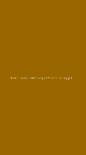 Tampilan Antarmuka Aplikasi Ollo4d Bandar Online Dengan Winrate Tertinggi - 4