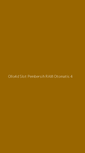 Tampilan Antarmuka Aplikasi Ollo4d Slot Pembersih Ram Otomatis - 4