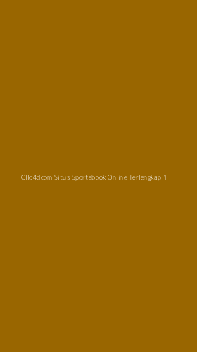 Tampilan Antarmuka Aplikasi Ollo4dcom Situs Sportsbook Online Terlengkap - 1