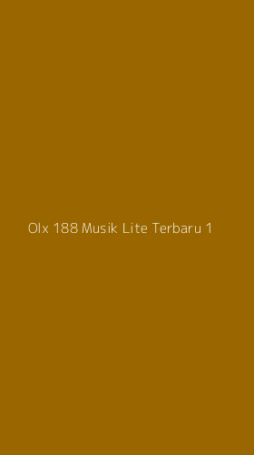 Tampilan Antarmuka Aplikasi Olx 188 Musik Lite Terbaru - 1
