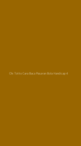 Tampilan Antarmuka Aplikasi Olx Totto Cara Baca Pasaran Bola Handicap - 4
