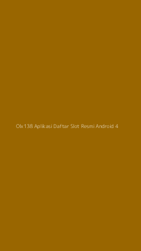 Tampilan Antarmuka Aplikasi Olx138 Aplikasi Daftar Slot Resmi Android - 4