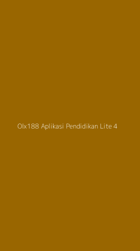 Tampilan Antarmuka Aplikasi Olx188 Aplikasi Pendidikan Lite - 4