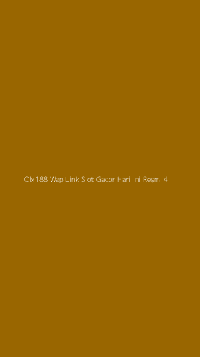 Tampilan Antarmuka Aplikasi Olx188 Wap Link Slot Gacor Hari Ini Resmi - 4