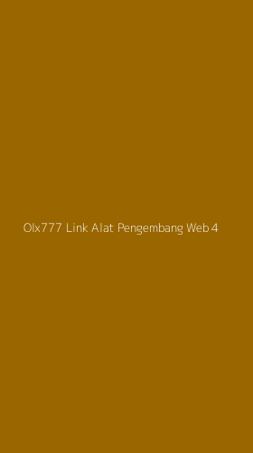 Tampilan Antarmuka Aplikasi Olx777 Link Alat Pengembang Web - 4
