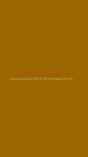 Tampilan Antarmuka Aplikasi Olxtoto App Data Sgp Hk Sdy Terlengkap Hari Ini - 1
